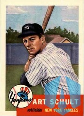 1991 Topps Archives 1953 Art Schult New York Yankees #167